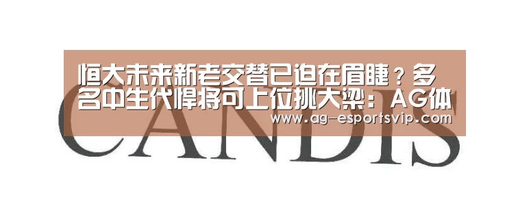 恒大未来新老交替已迫在眉睫?多名中生代悍将可上位挑大梁:AG体育(图1) AG体育